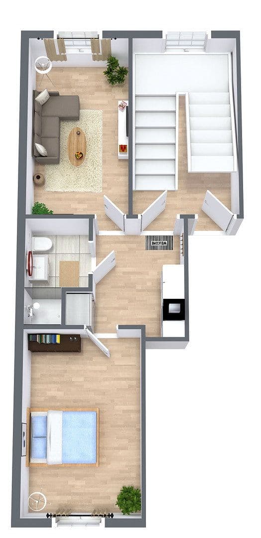 2 bedroom flat to rent, 34 m², Wollenweberstraße 30, Hildesheim, Lower Saxony 2 bedroom flat to rent, 34 m², Wollenweberstraße 30, Hildesheim, Lower Saxony