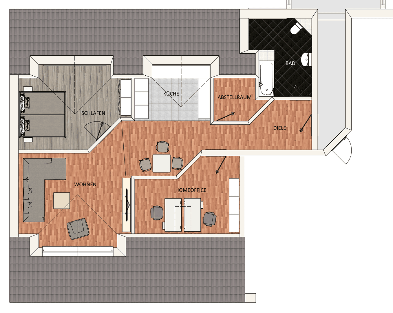3 bedroom flat to rent, 74 m², Deichgräfenstr. 2, Nordenham, Lower Saxony 3 bedroom flat to rent, 74 m², Deichgräfenstr. 2, Nordenham, Lower Saxony