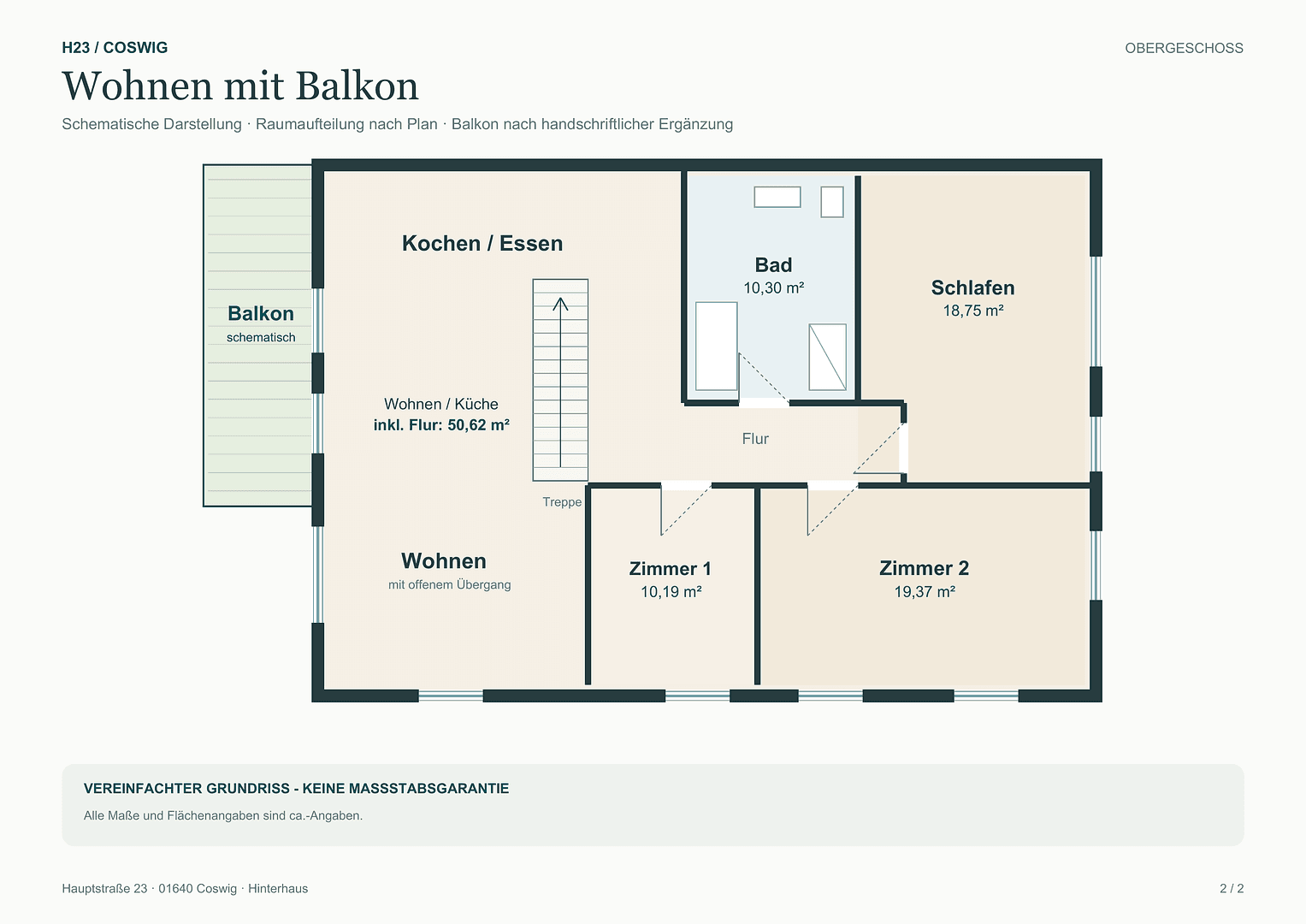 5 bedroom flat to rent, 140 m², Haupstr. 23, Coswig, Saxony 5 bedroom flat to rent, 140 m², Haupstr. 23, Coswig, Saxony