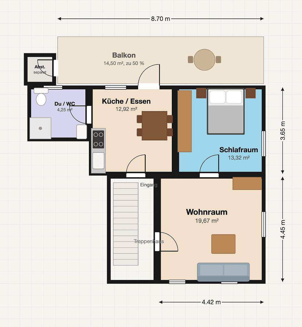 2 bedroom flat to rent, 57 m², Tegernauer Landstraße 9, Kleines Wiesental, Baden-Württemberg 2 bedroom flat to rent, 57 m², Tegernauer Landstraße 9, Kleines Wiesental, Baden-Württemberg