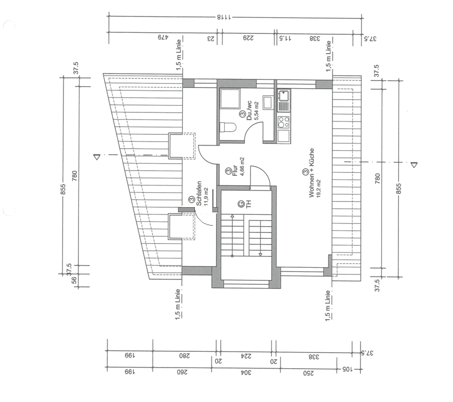 3 bedroom flat to rent, 62 m², Rembrandtstr. 24a, Stuttgart Möhringen, Baden-Württemberg 3 bedroom flat to rent, 62 m², Rembrandtstr. 24a, Stuttgart Möhringen, Baden-Württemberg