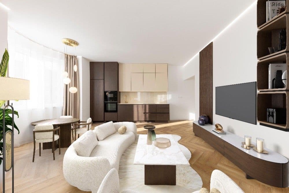 1 bedroom with open-plan kitchen flat for sale, 60 m², Jeseniova, Prague, Prague 1 bedroom with open-plan kitchen flat for sale, 60 m², Jeseniova, Prague, Prague