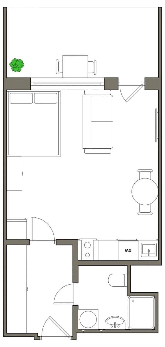 Studio flat for sale, 31 m², V Dolině, Prague, Prague Studio flat for sale, 31 m², V Dolině, Prague, Prague