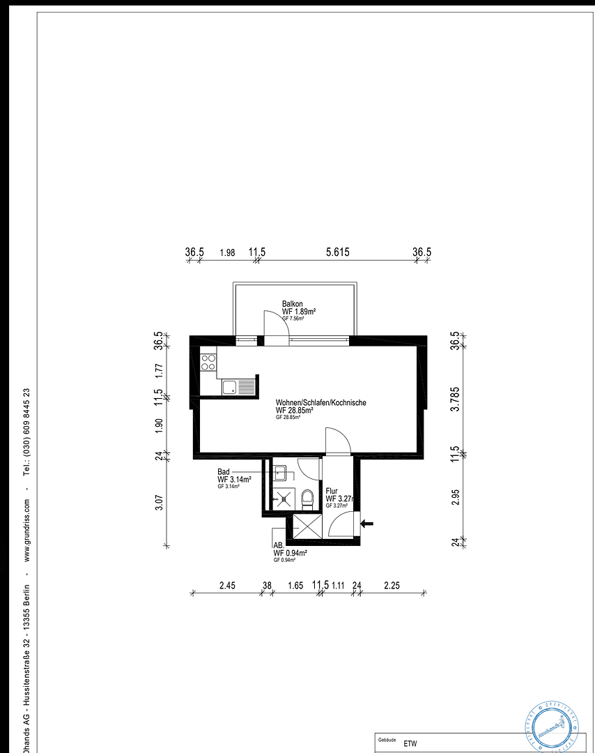 1 bedroom flat for sale, 39 m², Bremerhaven, Bremen 1 bedroom flat for sale, 39 m², Bremerhaven, Bremen