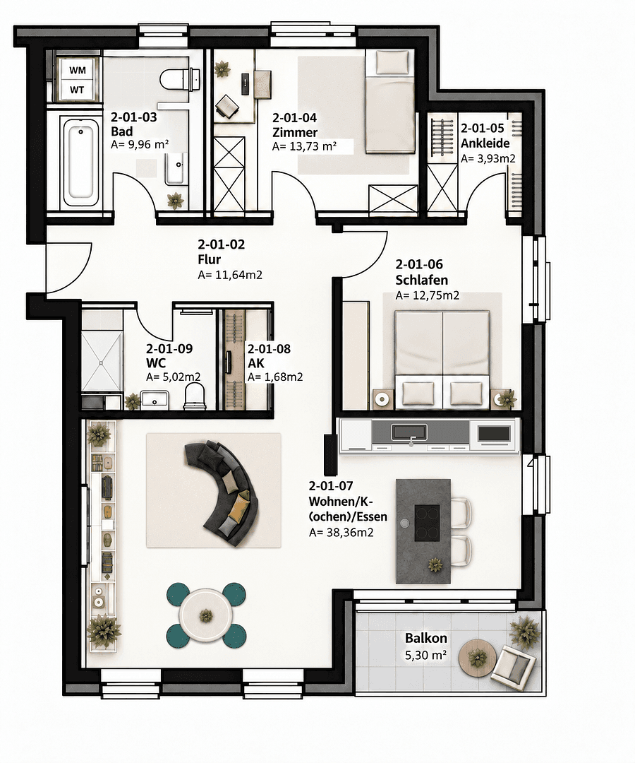 3 bedroom flat for sale, 99 m², Hamburg, Hamburg 3 bedroom flat for sale, 99 m², Hamburg, Hamburg