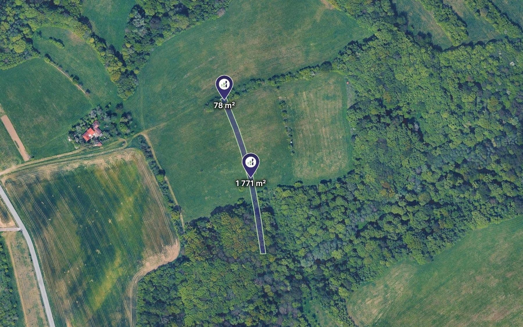 plot for sale, 10,348 m², Hřivínův Újezd, Zlínský Region plot for sale, 10,348 m², Hřivínův Újezd, Zlínský Region