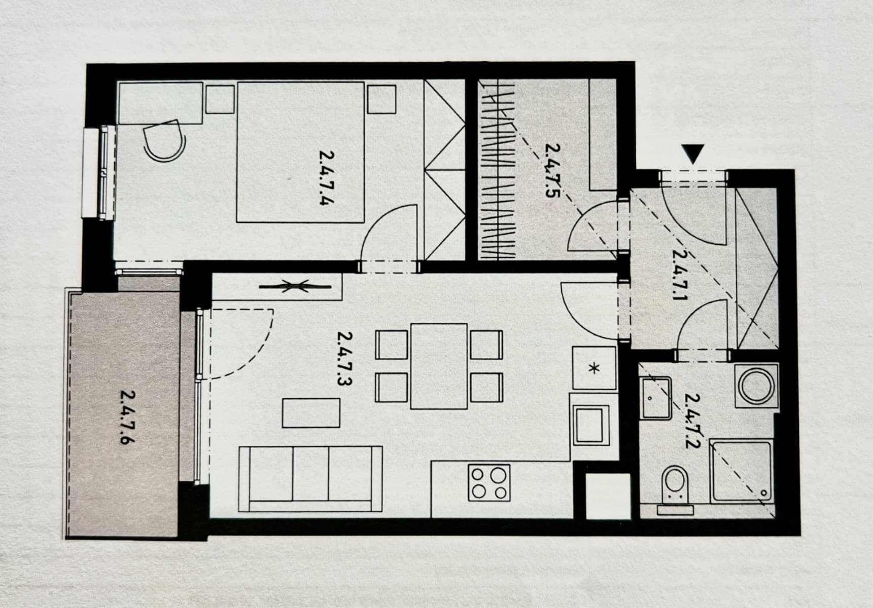 1 bedroom with open-plan kitchen flat to rent, 50 m², Divíškové, Prague, Prague 1 bedroom with open-plan kitchen flat to rent, 50 m², Divíškové, Prague, Prague