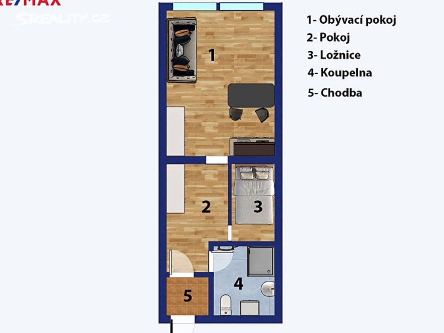 Studio flat to rent, 31 m², Roháčova, Prague, Prague Studio flat to rent, 31 m², Roháčova, Prague, Prague