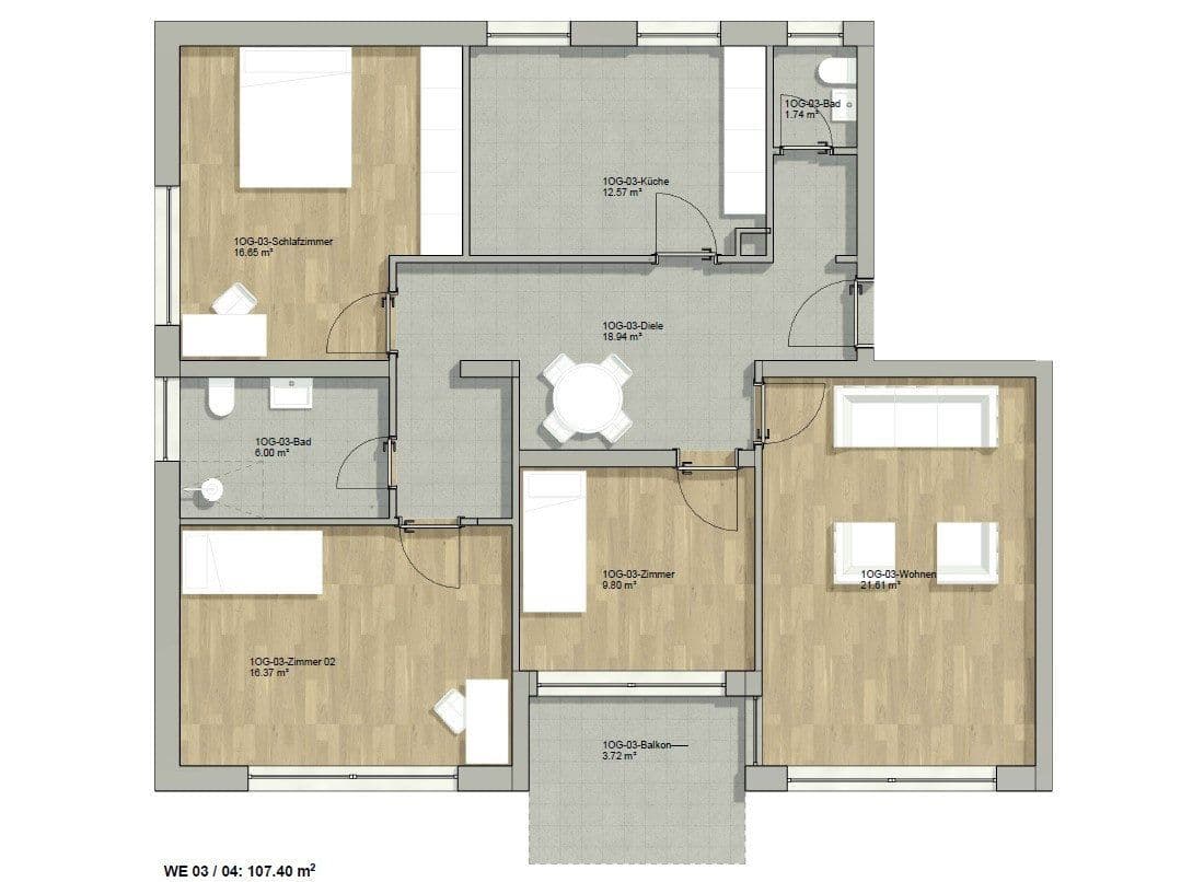 4 bedroom flat for sale, 108 m², Freising, Bavaria 4 bedroom flat for sale, 108 m², Freising, Bavaria