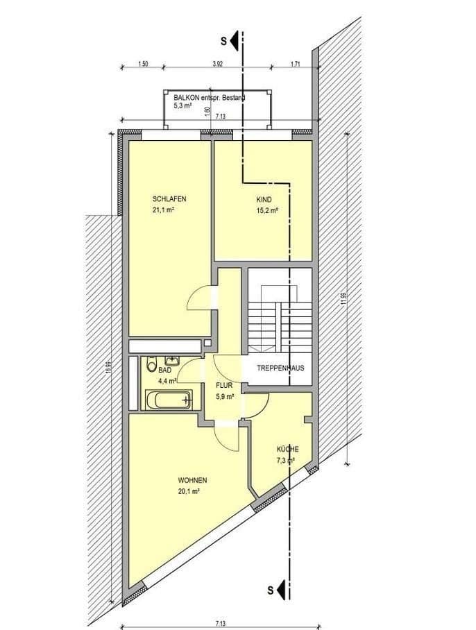 3 bedroom flat to rent, 82 m², Bonn, North Rhine-Westphalia 3 bedroom flat to rent, 82 m², Bonn, North Rhine-Westphalia