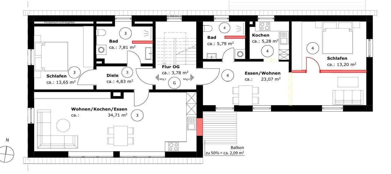 2 bedroom flat for sale, 68 m², Herzogenaurach, Bavaria 2 bedroom flat for sale, 68 m², Herzogenaurach, Bavaria