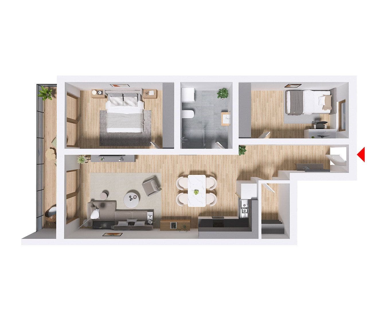 3 bedroom flat for sale, 80 m², Hengersberg, Bavaria 3 bedroom flat for sale, 80 m², Hengersberg, Bavaria