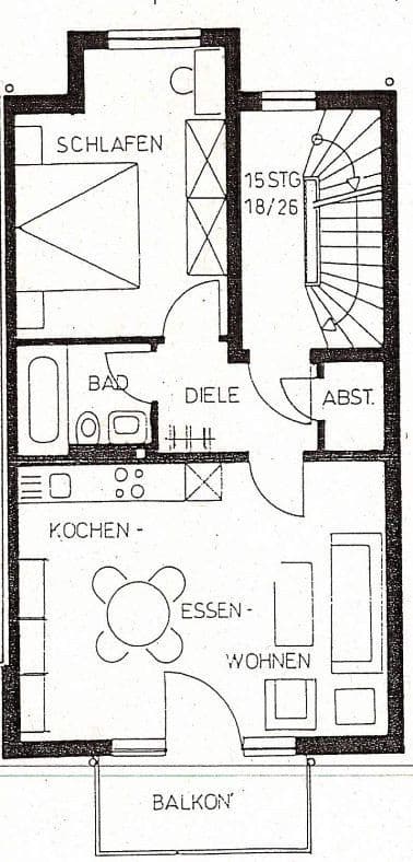 2 bedroom flat to rent, 55 m², Luisenstrasse 34, Siegburg, North Rhine-Westphalia 2 bedroom flat to rent, 55 m², Luisenstrasse 34, Siegburg, North Rhine-Westphalia