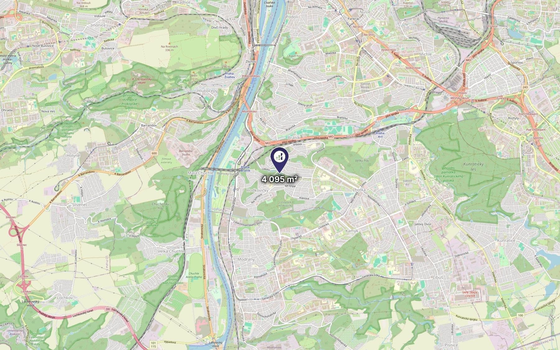 plot for sale, 4,095 m², Prague, Prague plot for sale, 4,095 m², Prague, Prague