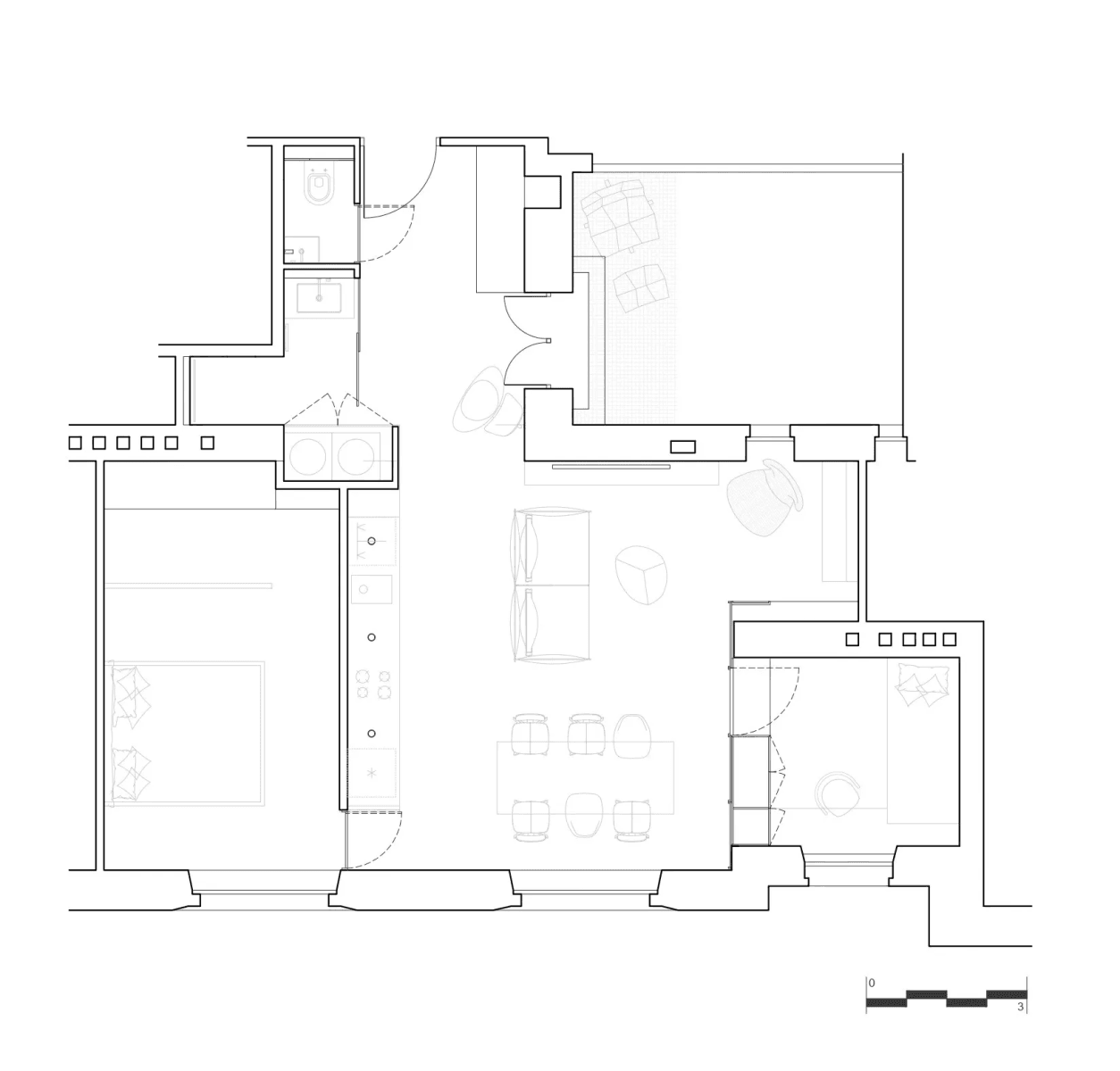 1 bedroom with open-plan kitchen flat for sale, 61 m², Přístavní, Prague, Prague 1 bedroom with open-plan kitchen flat for sale, 61 m², Přístavní, Prague, Prague