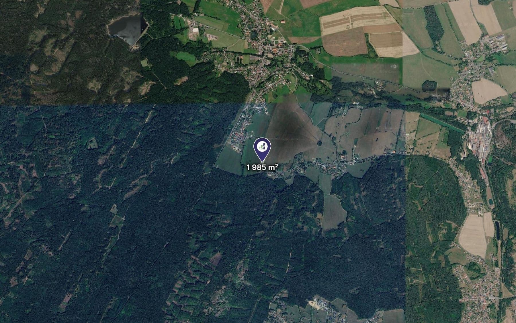 plot for sale, 1,985 m², Obecnice, Středočeský Region plot for sale, 1,985 m², Obecnice, Středočeský Region