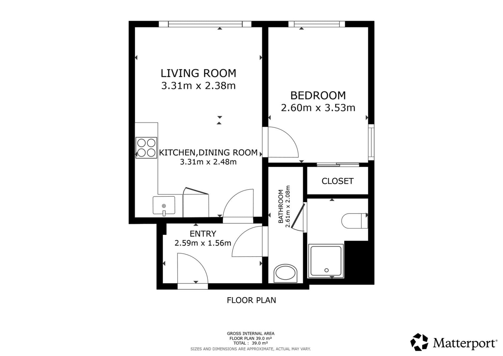 1 bedroom with open-plan kitchen flat to rent, 41 m², Arnošta Staňka, Prague, Prague 1 bedroom with open-plan kitchen flat to rent, 41 m², Arnošta Staňka, Prague, Prague