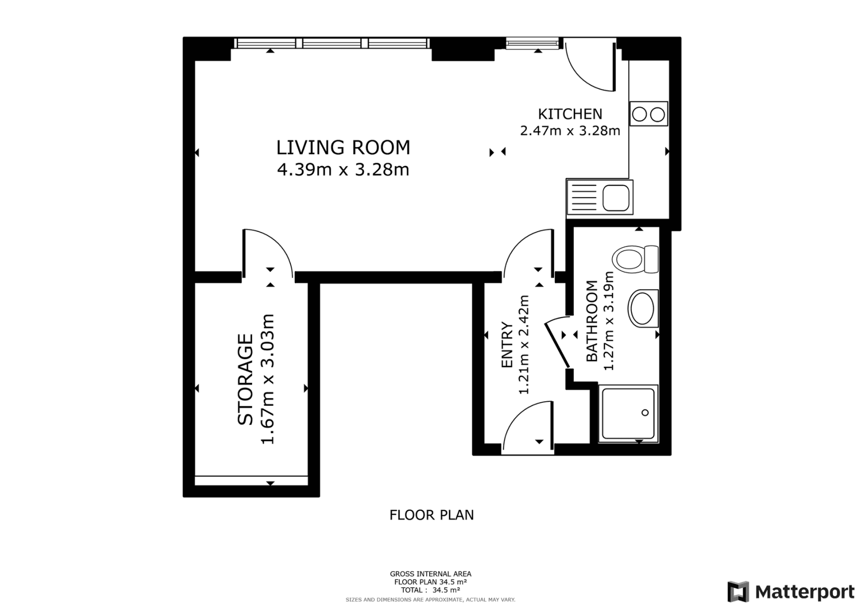 Studio flat to rent, 33 m², Thomasova, Prague, Prague Studio flat to rent, 33 m², Thomasova, Prague, Prague