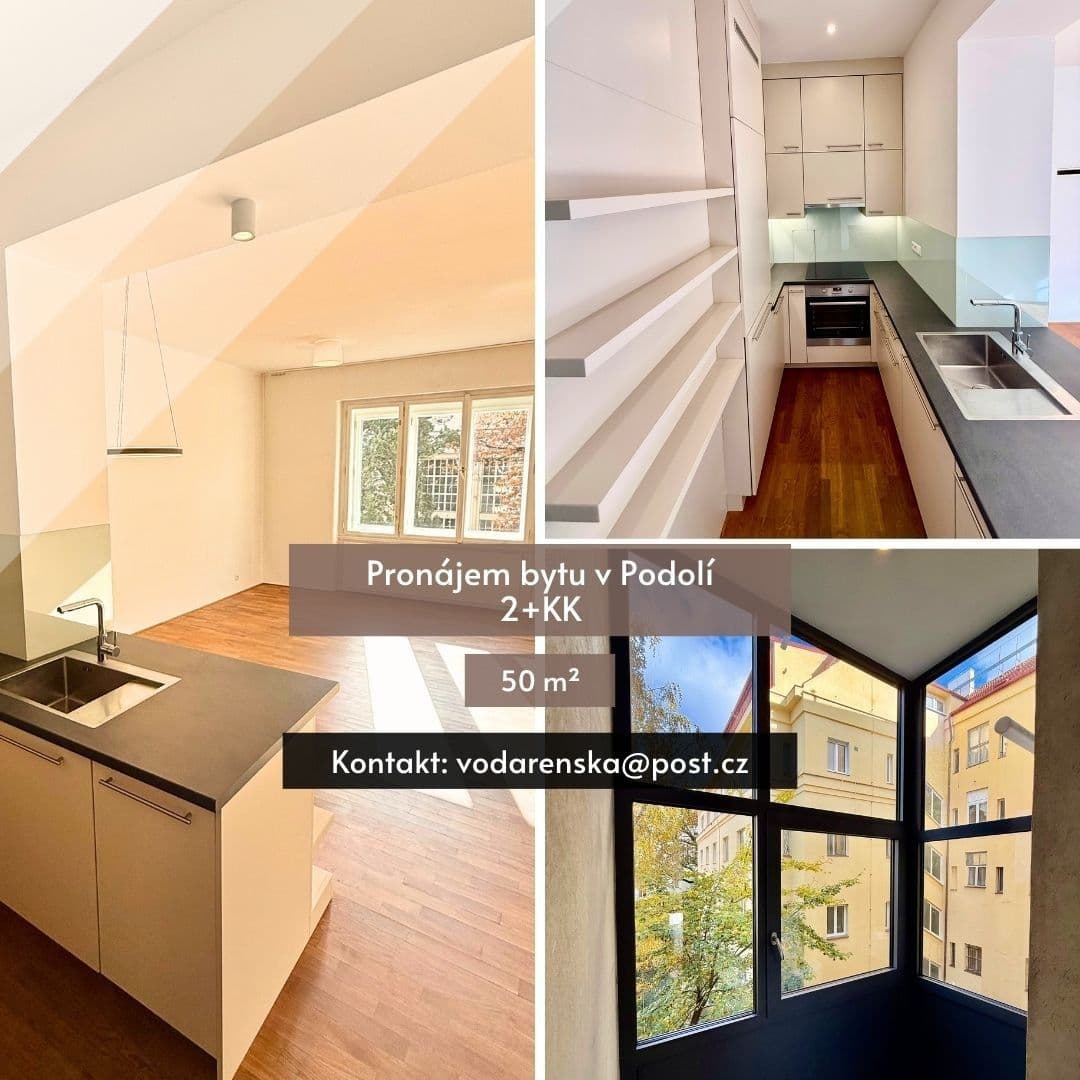 1 bedroom with open-plan kitchen flat to rent, 50 m², Vodárenská, Prague, Prague 1 bedroom with open-plan kitchen flat to rent, 50 m², Vodárenská, Prague, Prague