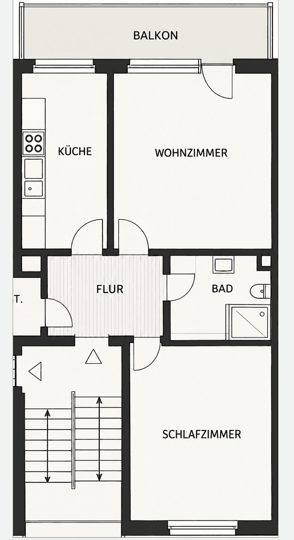 2 bedroom flat to rent, 51 m², Dellwiger Straße 35c, Essen, North Rhine-Westphalia 2 bedroom flat to rent, 51 m², Dellwiger Straße 35c, Essen, North Rhine-Westphalia
