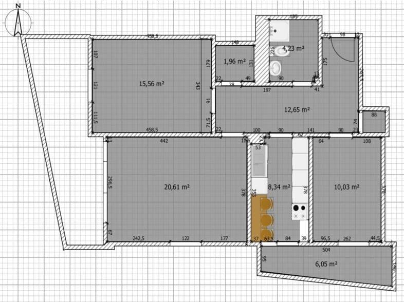 3 bedroom flat for sale, 86 m², Kriemhildenstraße 2/VI, Germering, Bavaria 3 bedroom flat for sale, 86 m², Kriemhildenstraße 2/VI, Germering, Bavaria