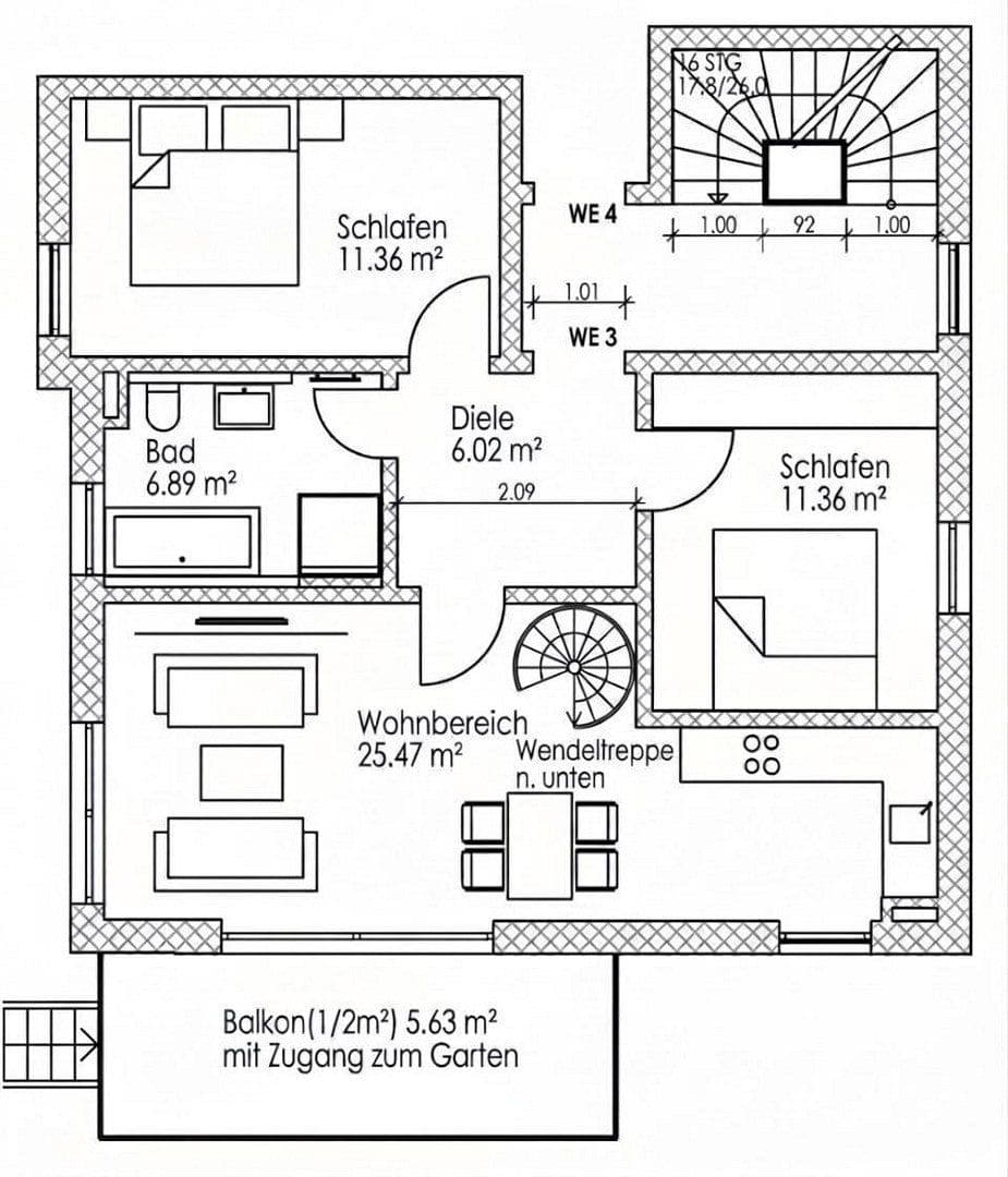 4 bedroom flat for sale, 97 m², Regensburg, Bavaria 4 bedroom flat for sale, 97 m², Regensburg, Bavaria