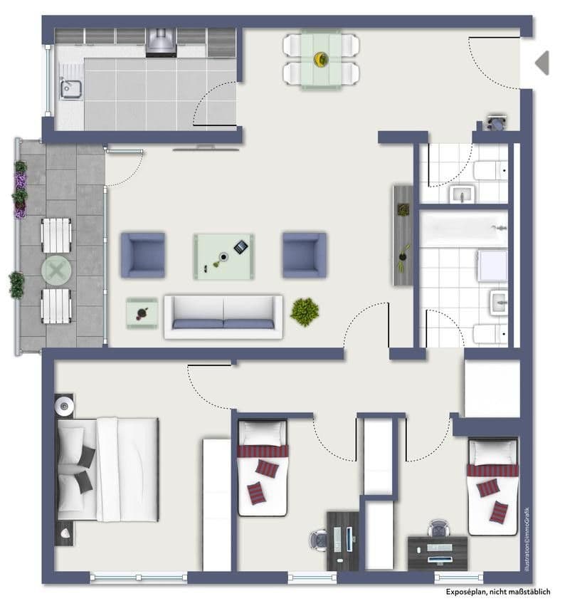3 bedroom flat for sale, 90 m², Marktheidenfelder Weg 2-4, Dietzenbach, Hesse 3 bedroom flat for sale, 90 m², Marktheidenfelder Weg 2-4, Dietzenbach, Hesse