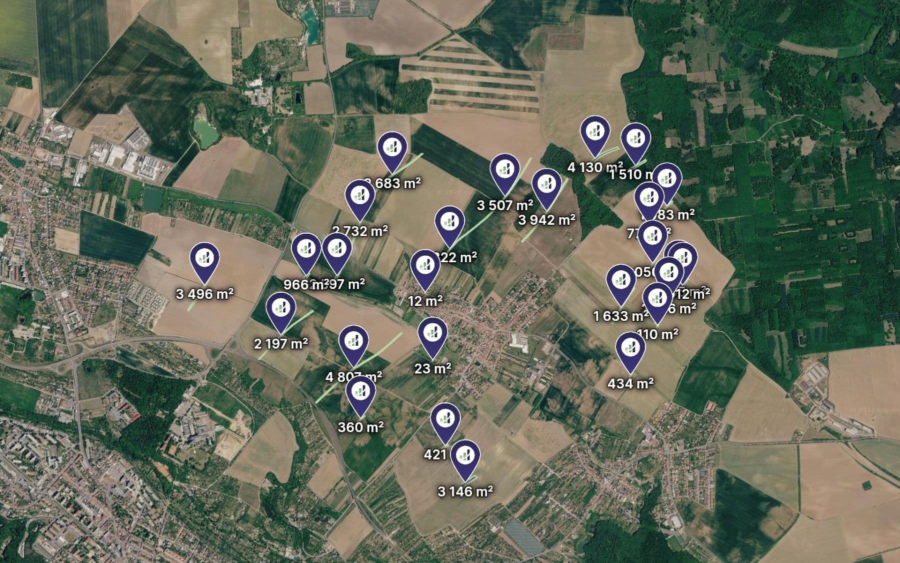 plot for sale, 68,450 m², Kuchařovice, Jihomoravský Region plot for sale, 68,450 m², Kuchařovice, Jihomoravský Region