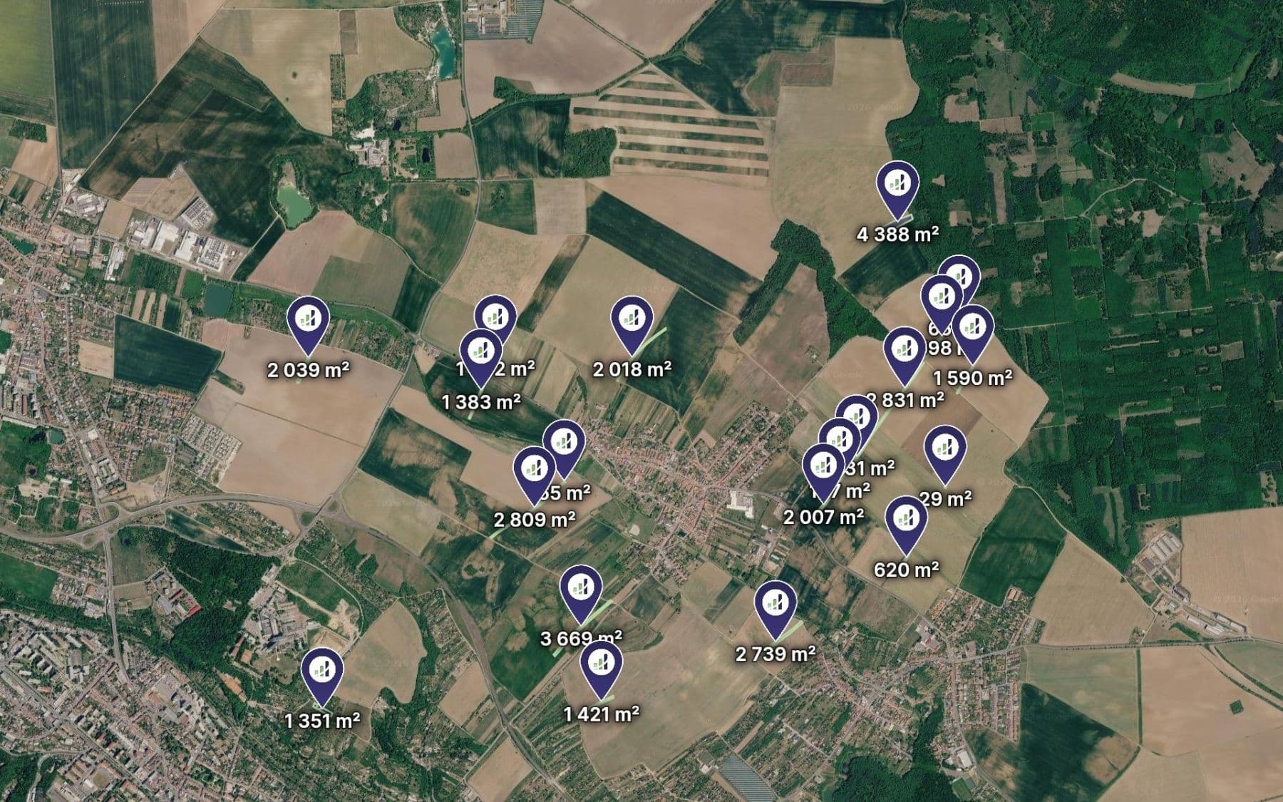 plot for sale, 68,450 m², Kuchařovice, Jihomoravský Region plot for sale, 68,450 m², Kuchařovice, Jihomoravský Region