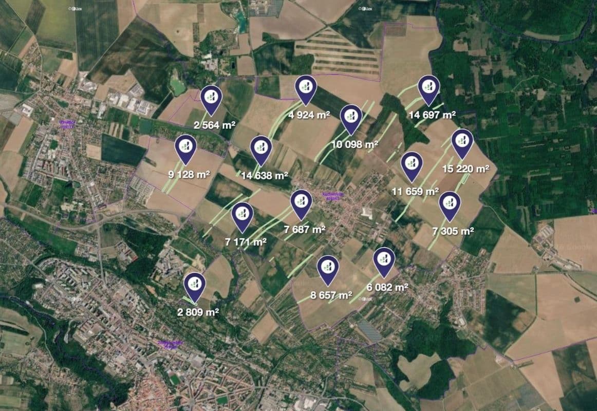 plot for sale, 68,450 m², Kuchařovice, Jihomoravský Region plot for sale, 68,450 m², Kuchařovice, Jihomoravský Region