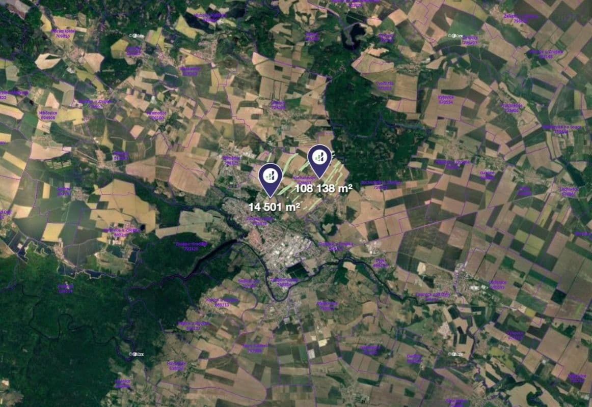 plot for sale, 68,450 m², Kuchařovice, Jihomoravský Region plot for sale, 68,450 m², Kuchařovice, Jihomoravský Region