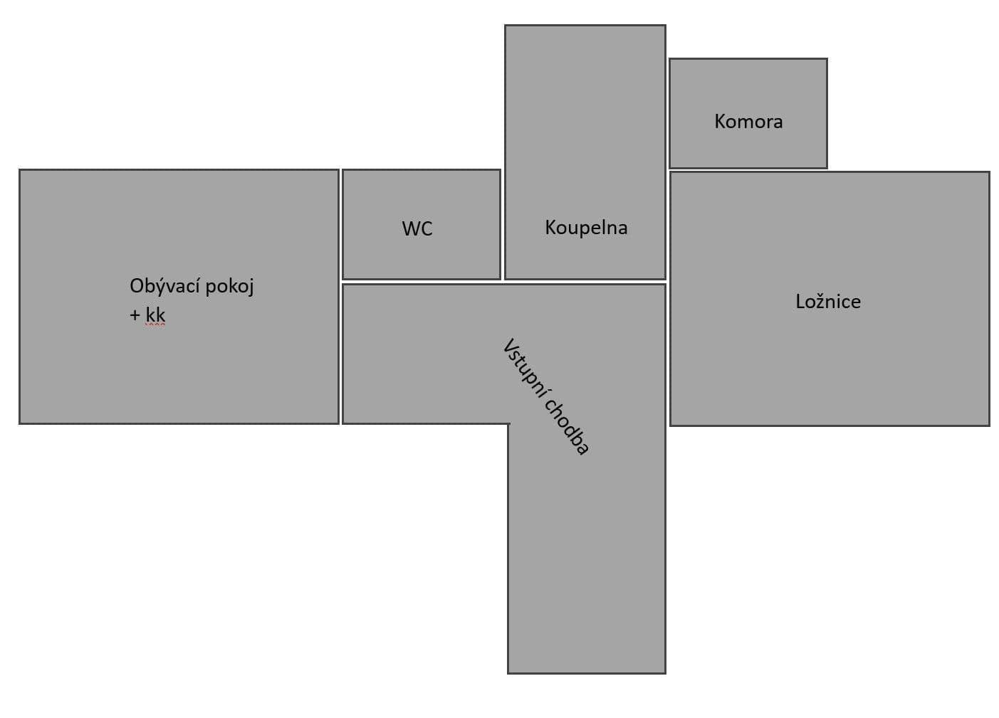 1 bedroom with open-plan kitchen flat to rent, 44 m², Michaila Jurjeviče Lermontova, Prague, Prague 1 bedroom with open-plan kitchen flat to rent, 44 m², Michaila Jurjeviče Lermontova, Prague, Prague
