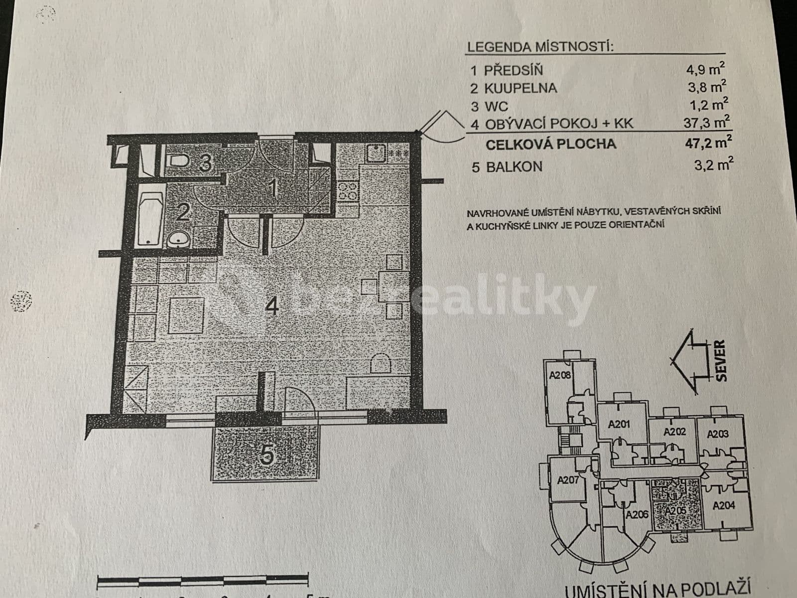 Studio flat to rent, 50 m², U Domu služeb, Prague, Prague Studio flat to rent, 50 m², U Domu služeb, Prague, Prague