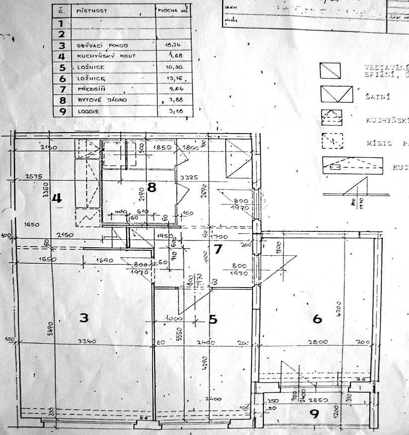 2 bedroom with open-plan kitchen flat to rent, 72 m², Makovského, Prague, Prague 2 bedroom with open-plan kitchen flat to rent, 72 m², Makovského, Prague, Prague