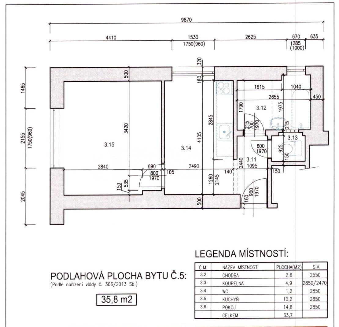 1 bedroom flat to rent, 35 m², V Holešovičkách, Prague, Prague 1 bedroom flat to rent, 35 m², V Holešovičkách, Prague, Prague