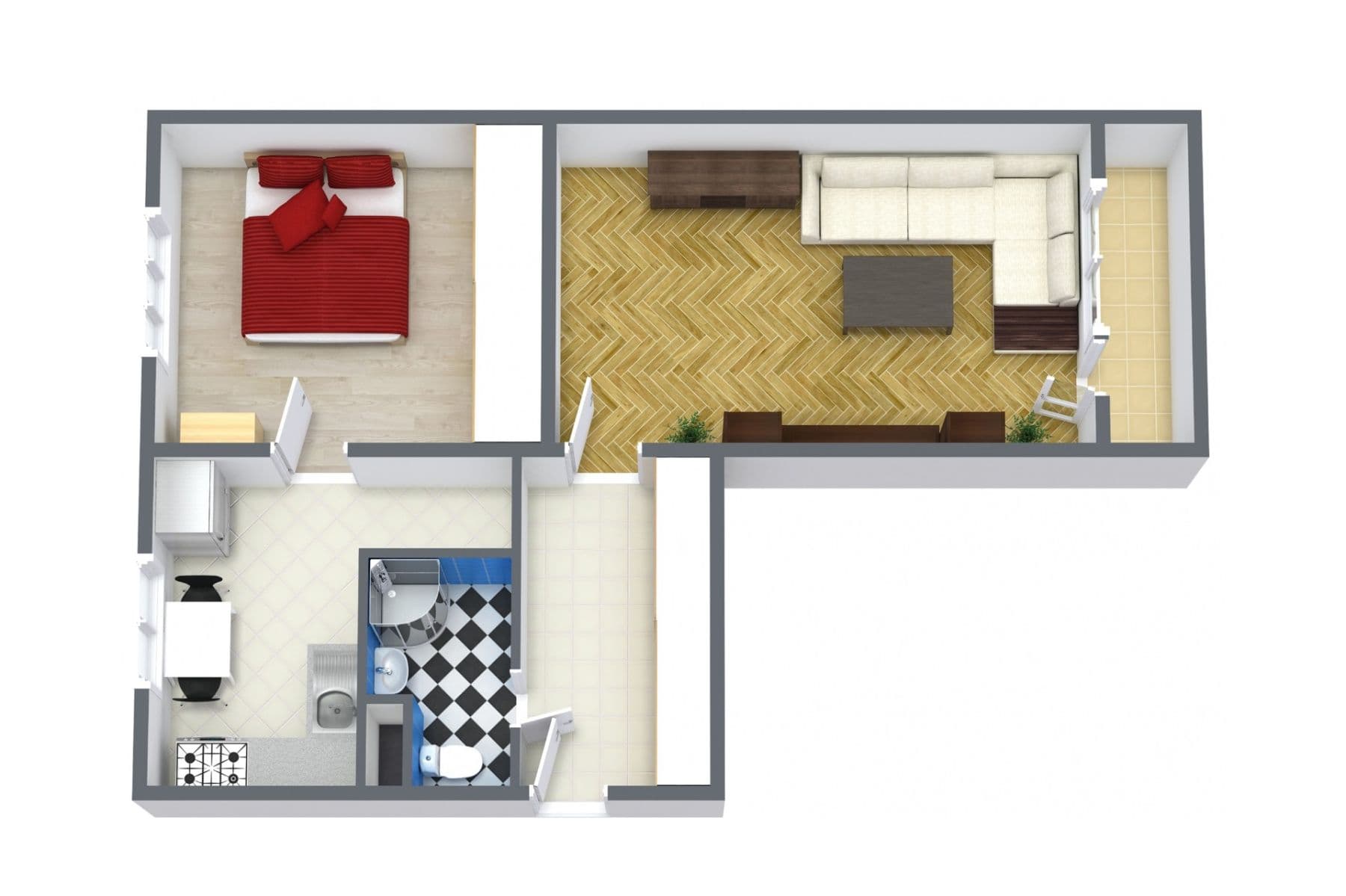 2 bedroom flat to rent, 54 m², 17. listopadu, Cheb, Karlovarský Region 2 bedroom flat to rent, 54 m², 17. listopadu, Cheb, Karlovarský Region