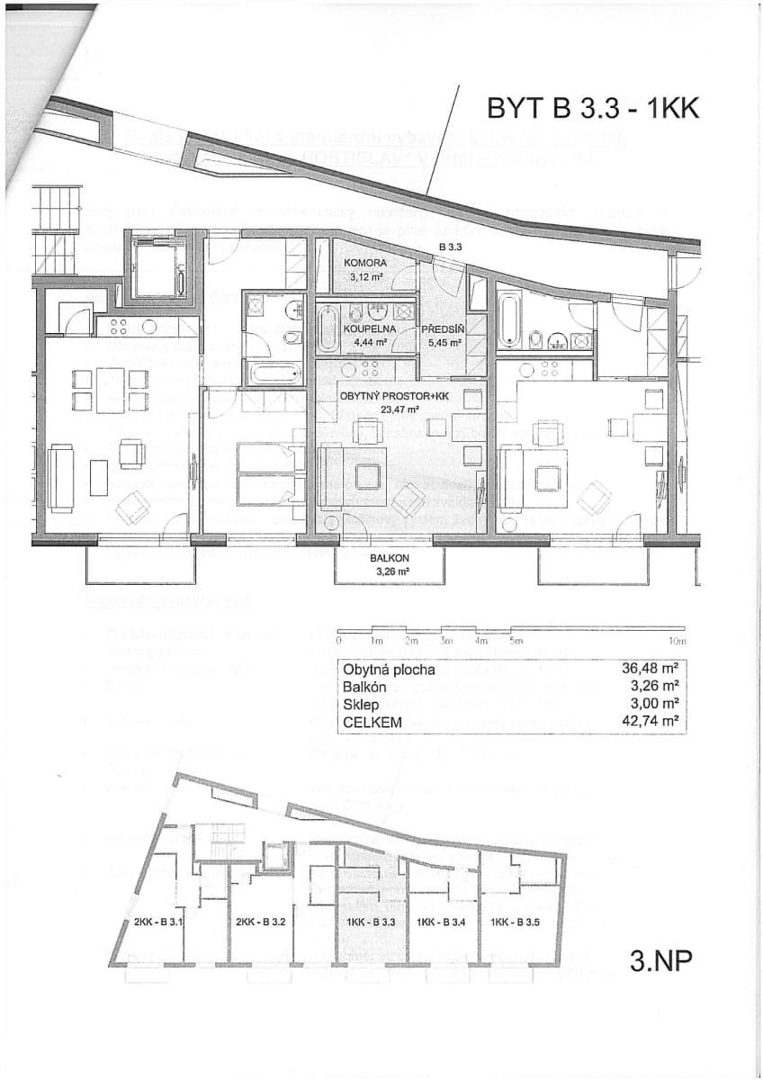 Studio flat to rent, 40 m², Rostislavovo náměstí, Brno, Jihomoravský Region Studio flat to rent, 40 m², Rostislavovo náměstí, Brno, Jihomoravský Region