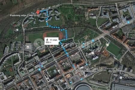 1 bedroom with open-plan kitchen flat to rent, 76 m², Podvinný mlýn, Prague, Prague 1 bedroom with open-plan kitchen flat to rent, 76 m², Podvinný mlýn, Prague, Prague