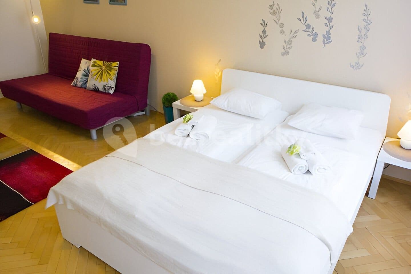 1 bedroom with open-plan kitchen flat to rent, 50 m², Lidická, Prague, Prague 1 bedroom with open-plan kitchen flat to rent, 50 m², Lidická, Prague, Prague