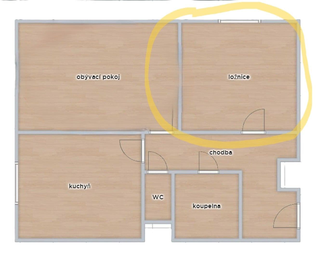 2 bedroom flat to rent, 65 m², Krčská, Prague, Prague 2 bedroom flat to rent, 65 m², Krčská, Prague, Prague