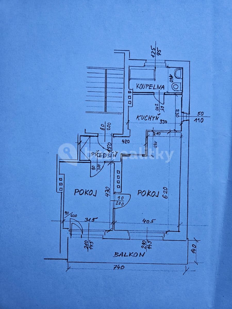 2 bedroom flat to rent, 55 m², Nový lesík, Prague, Prague 2 bedroom flat to rent, 55 m², Nový lesík, Prague, Prague