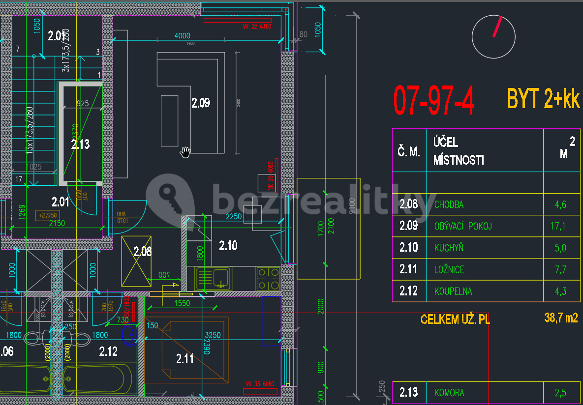 1 bedroom with open-plan kitchen flat to rent, 40 m², K Vrbičkám, Moravany, Jihomoravský Region 1 bedroom with open-plan kitchen flat to rent, 40 m², K Vrbičkám, Moravany, Jihomoravský Region