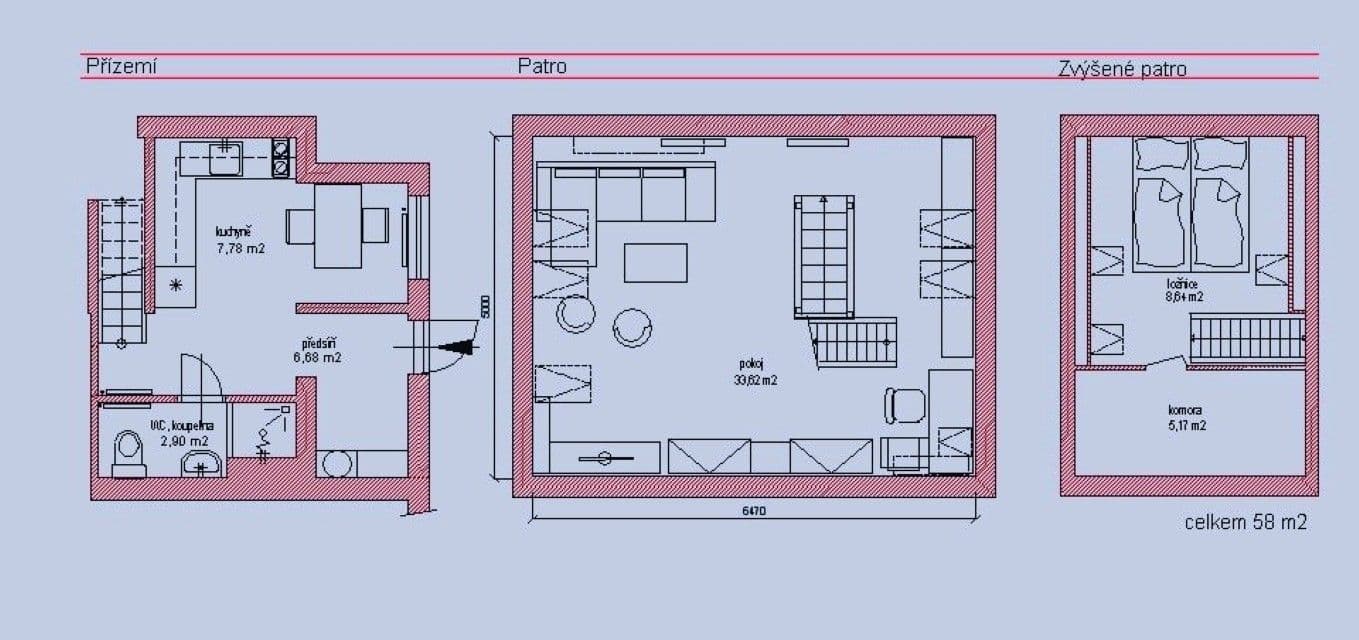 1 bedroom flat to rent, 58 m², K Vodojemu, Prague, Prague 1 bedroom flat to rent, 58 m², K Vodojemu, Prague, Prague