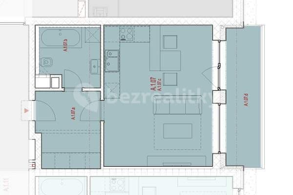 Studio flat to rent, 47 m², Kigginsova, Brno, Jihomoravský Region Studio flat to rent, 47 m², Kigginsova, Brno, Jihomoravský Region