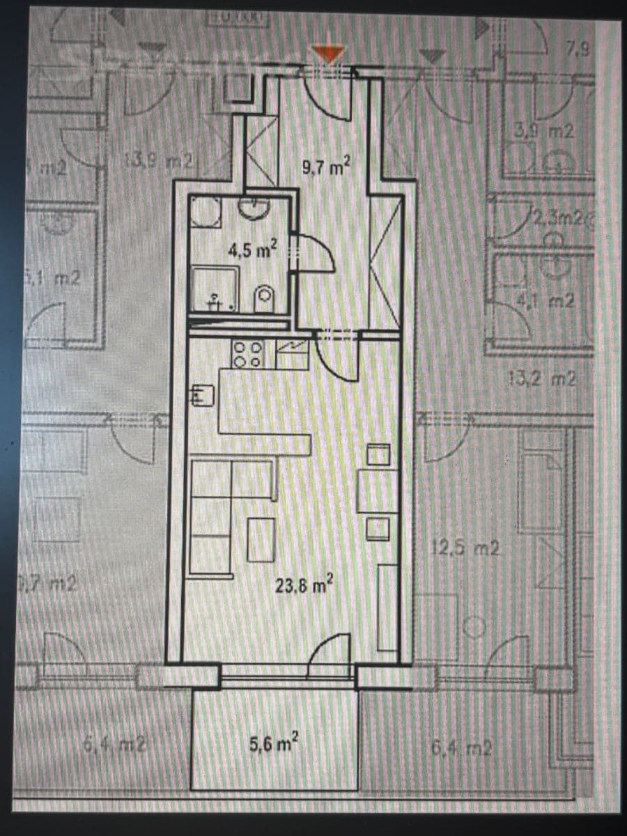 Studio flat to rent, 45 m², Lanžhotská, Prague, Prague Studio flat to rent, 45 m², Lanžhotská, Prague, Prague