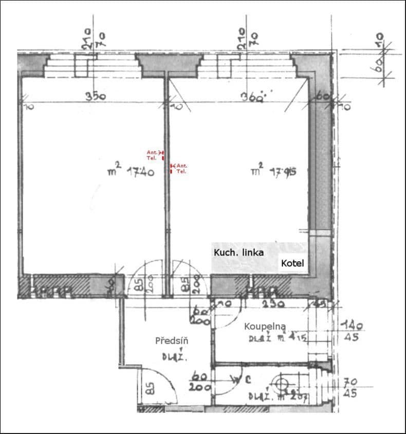 1 bedroom with open-plan kitchen flat to rent, 54 m², U Druhé baterie, Prague, Prague 1 bedroom with open-plan kitchen flat to rent, 54 m², U Druhé baterie, Prague, Prague
