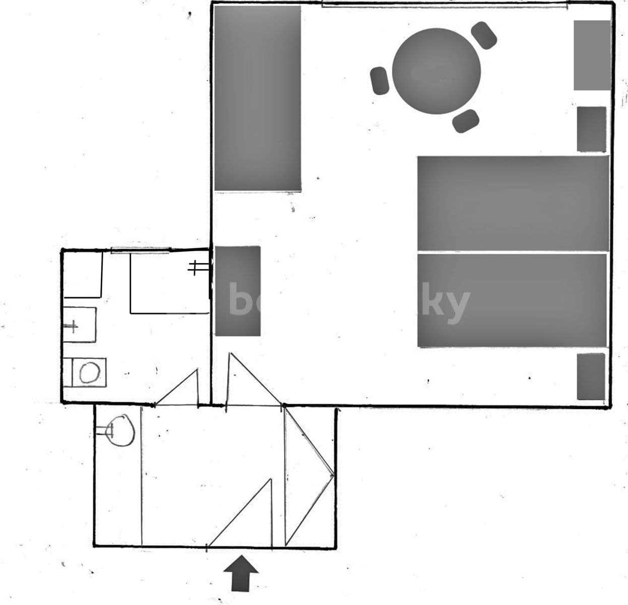 Studio flat to rent, 29 m², Bartolomějská, Prague, Prague Studio flat to rent, 29 m², Bartolomějská, Prague, Prague