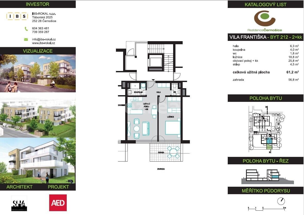 1 bedroom with open-plan kitchen flat to rent, 61 m², Mokropeská, Černošice, Středočeský Region 1 bedroom with open-plan kitchen flat to rent, 61 m², Mokropeská, Černošice, Středočeský Region