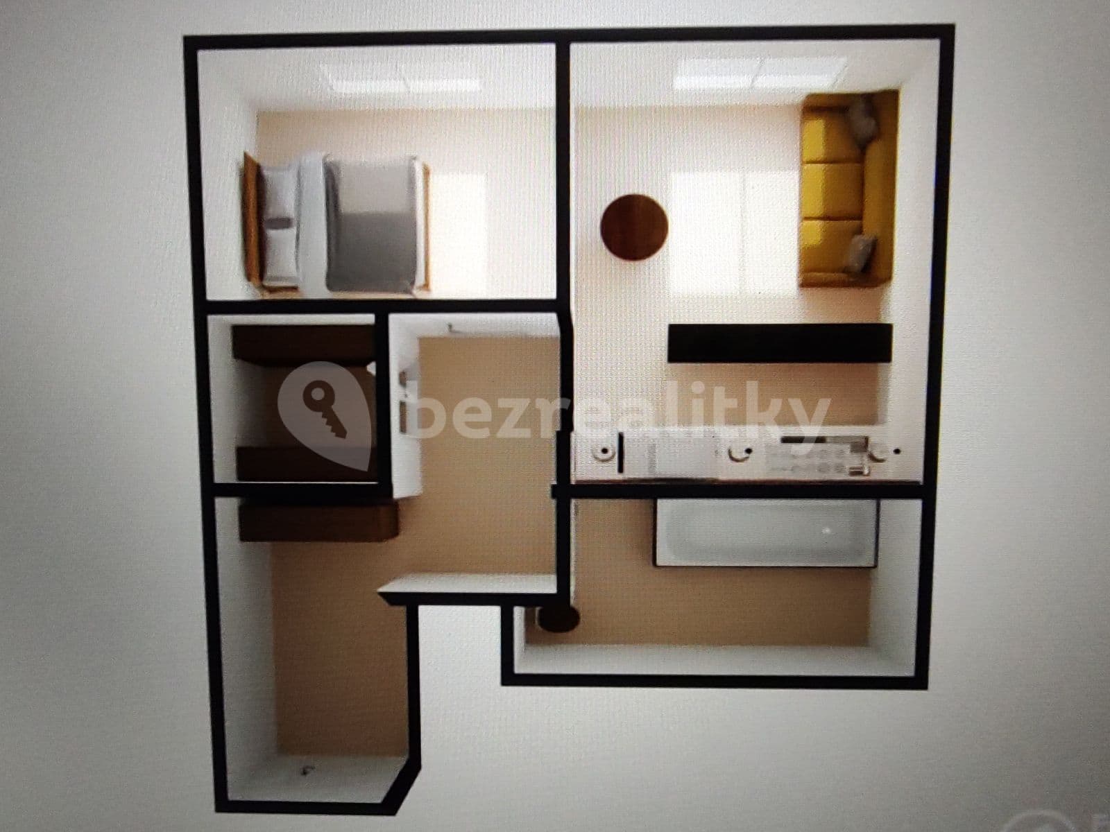 1 bedroom with open-plan kitchen flat to rent, 45 m², U Pergamenky, Prague, Prague 1 bedroom with open-plan kitchen flat to rent, 45 m², U Pergamenky, Prague, Prague