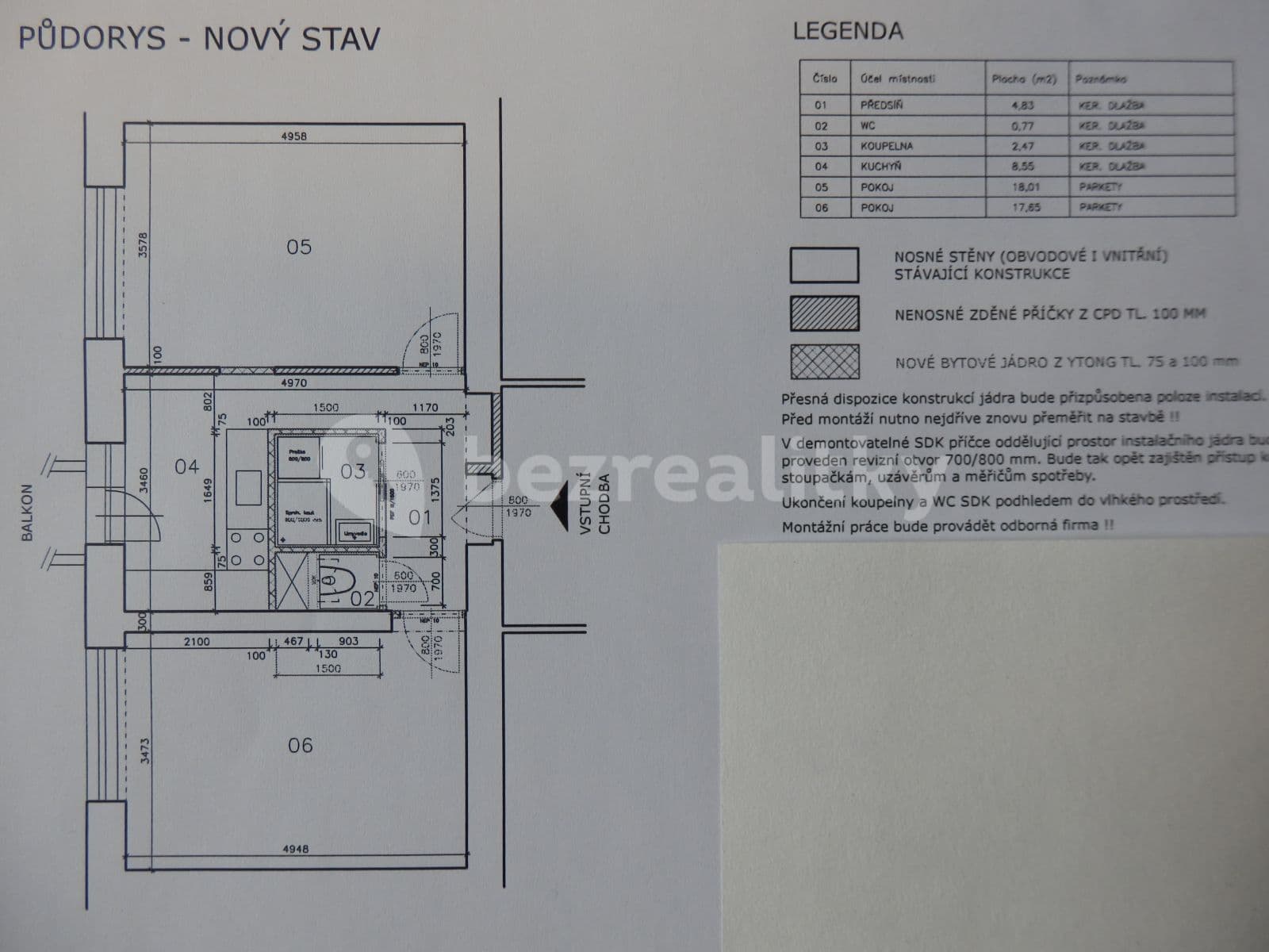 2 bedroom flat to rent, 54 m², Grohova, Brno, Jihomoravský Region 2 bedroom flat to rent, 54 m², Grohova, Brno, Jihomoravský Region